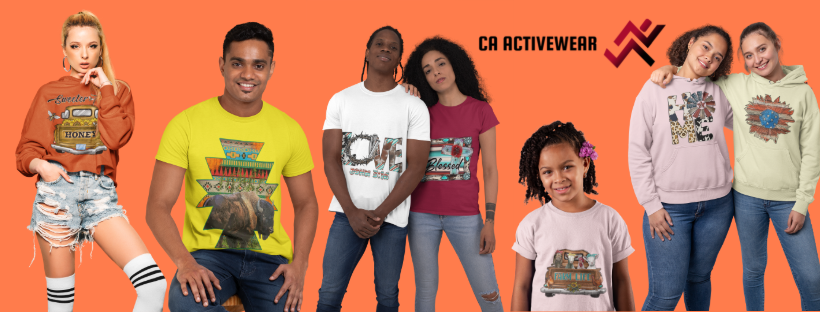 CA Activewear Home Header Graphic